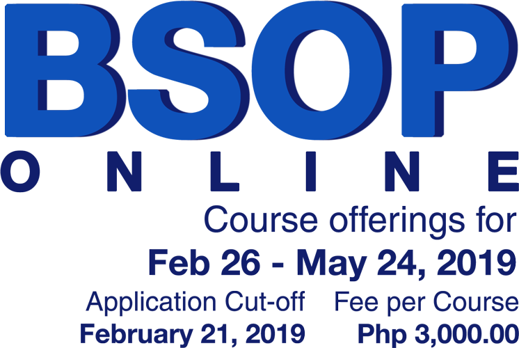 BSOP Online Classes September to November 2018