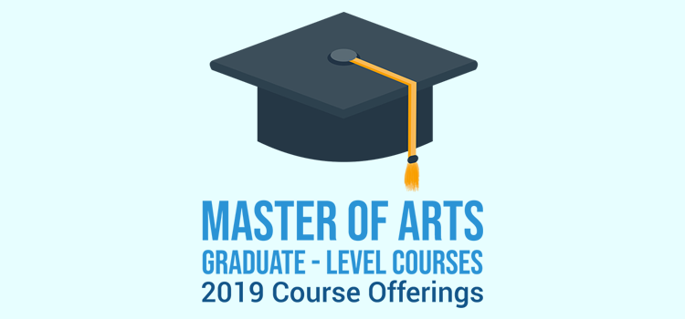 BSOP & TCF Master of Arts Graduate Level Courses 2019